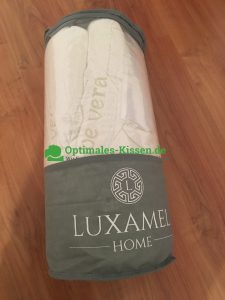 Luxamel Kissen verpackt