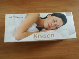 Packung des Kissens